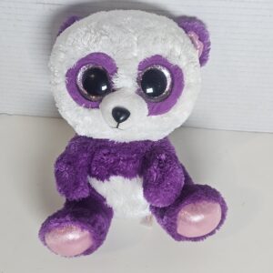 Ty Beanie Boos Panda Plush Toy - Purple and White Sparkly Eyes - product image 1
